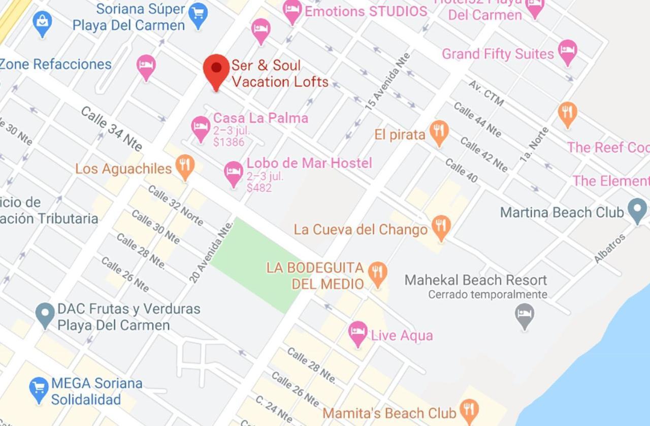 Ser & Soul Vacation Lofts Apartment Playa del Carmen Ngoại thất bức ảnh